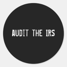 auditez l'IRS Autocollant