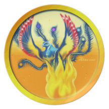 Augmentation de Phoenix Assiette Pour Soirée