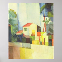 August Macke - Chambre lumineuse de Helles Haus 19 Posters