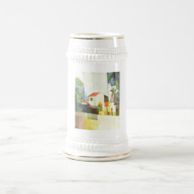 August Macke - Chambre lumineuse de Helles Haus 19 Mug À Café