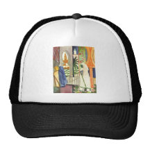 August Macke - dans le temple retentit 1910-1914 Casquettes