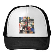 August_Macke - équipez avec l'aquarelle 1914 d'âne Casquettes De Camionneur