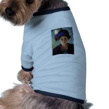August Macke - femme de portrait de l'artiste et d Tee-shirts Pour Chien