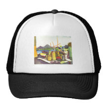 August Macke - paysage avec Hammamet 1914 Casquette De Camionneur