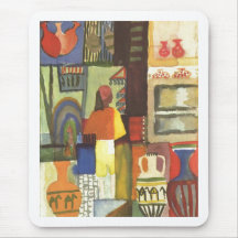 August Macke - revendeur avec le vendeur 1914 de c Tapis De Souris