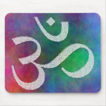 Aum OM coloré Tapis De Souris