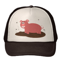 Aussi heureux comme porc en engrais casquette de camionneur