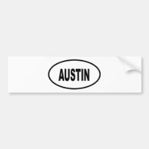AUSTIN AUTOCOLLANT POUR VOITURE