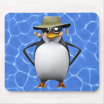 Australien du pingouin 3d tapis de souris
