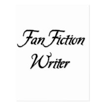 Auteur de fiction de fan cartes postales
