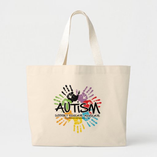 Autisme Handprint Sac Fourre-tout