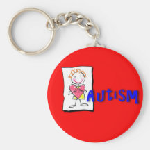 Autisme Keychain Porte-clefs