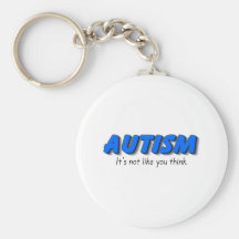 Autisme son pas goût que vous pensez (le bleu) porte-clé