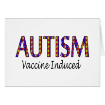 Autisme, vaccin induit cartes de vœux