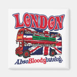 Autobus à deux étages de Londres par des studios d Aimants Pour Réfrigérateur