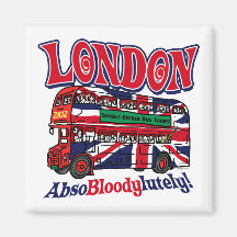 Autobus à deux étages de Londres par des studios d Aimants Pour Réfrigérateur