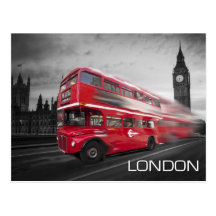 Autobus de Big Ben Londres Carte Postale