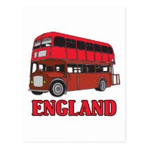 Autobus de l'Angleterre Carte Postale