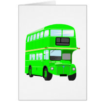 Autobus vert carte