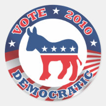 Autocollant 2010 Democratic de vote