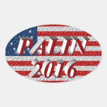 Autocollant 2016, 3D rouge, Betsy Ross de PALIN