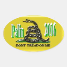 Autocollant 2016, 3D vert clair, Gadsden de PALIN
