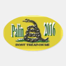 Autocollant 2016, 3D vert, Gadsden de PALIN