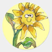 Autocollant 9 de Clipart de tournesol