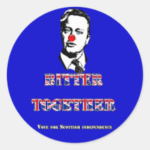 Autocollant amer de David Cameron ensemble