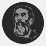 Autocollant barbu de portrait de Saddam Hussein