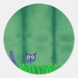 Autocollant BLEU de KITTY