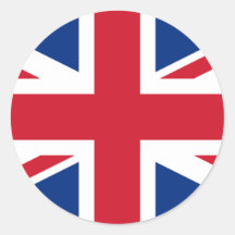 Autocollant britannique de drapeau