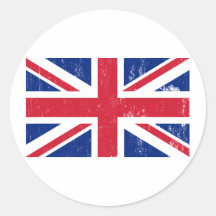 Autocollant britannique de drapeau d'Union Jack