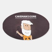 Autocollant civilisé de cuisine d'homme des cavern