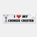 Autocollant crêté chinois de 2 amours adhésif pour voiture