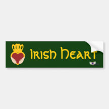 Autocollant-Cust de pare-chocs du jour de St Patri Adhésifs Pour Voiture