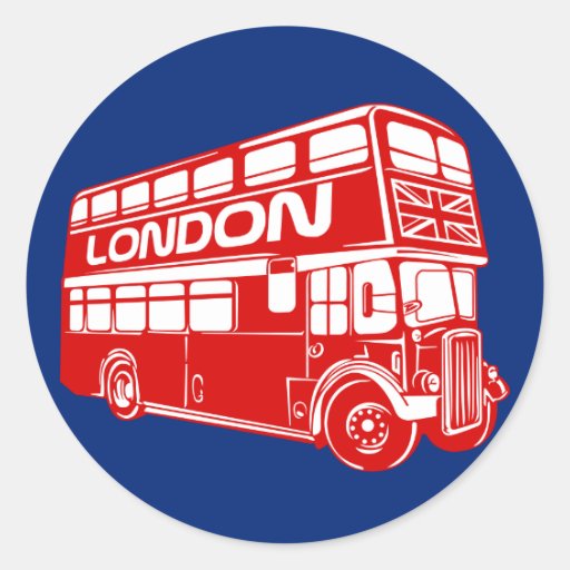 Autocollant d'autobus de Londres