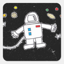 Autocollant de "astronaute"