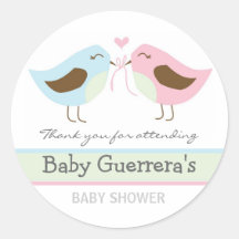 Autocollant de baby shower