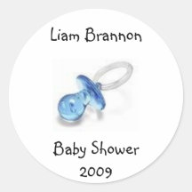 Autocollant de baby shower