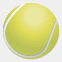 Autocollant de balle de tennis