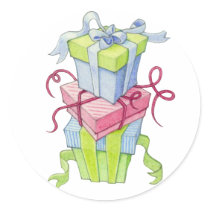 Autocollant de boîtes-cadeau autocollants