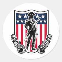 Autocollant de bouclier de Minuteman