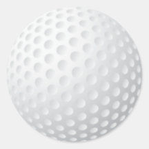 Autocollant de boule de golf