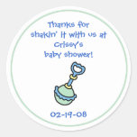 Autocollant de cadeau de baby shower