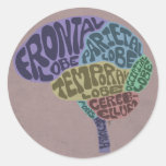 Autocollant de cerveau