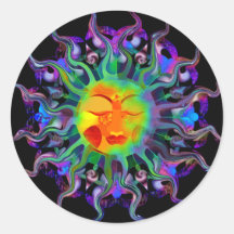 Autocollant de Chakra Sun