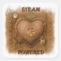 Autocollant de coeur actionné par vapeur de Steamp