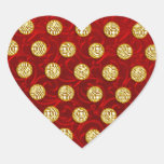 Autocollant de coeur de Deco 4