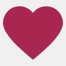 Autocollant de coeur de vin rouge